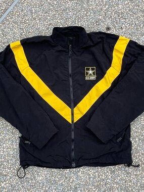 U.S. Army Black PE Uniform Windbreaker Jacket